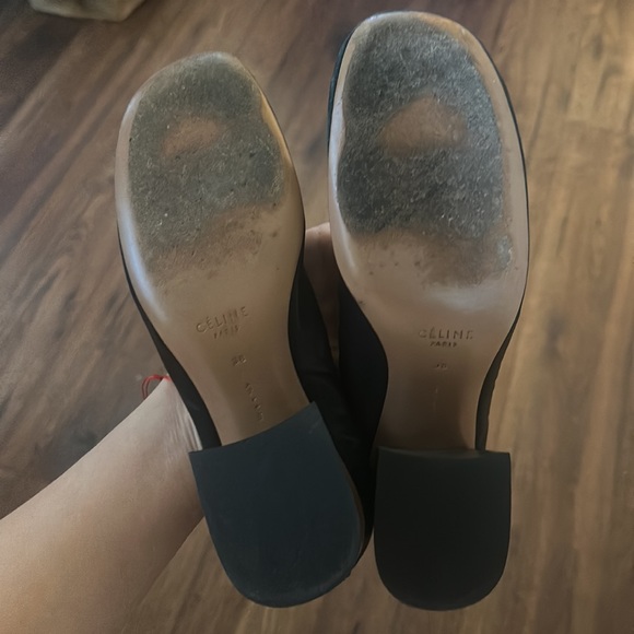 Celine Black Leather Ballerina Pumps.. condition good - Picture 5 of 7